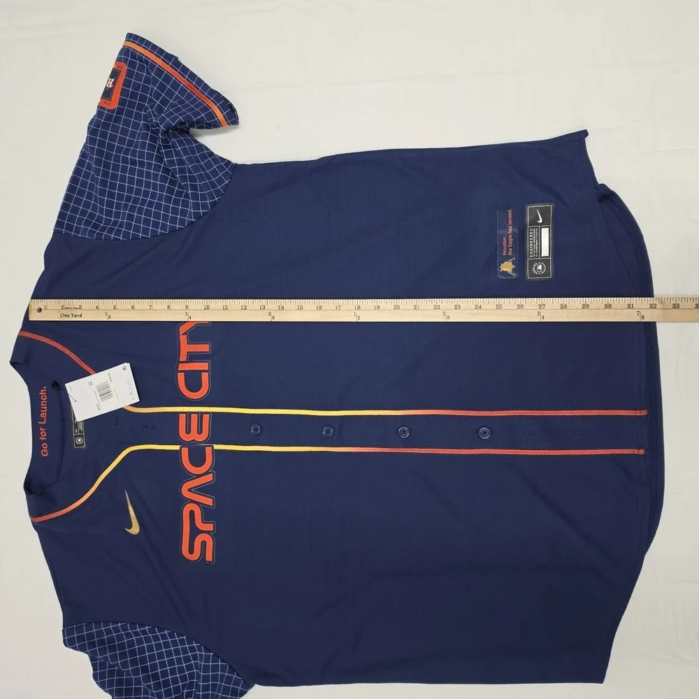 Nike Houston Astros Space City Baseball Jersey MLB City Men's Size XXLarge